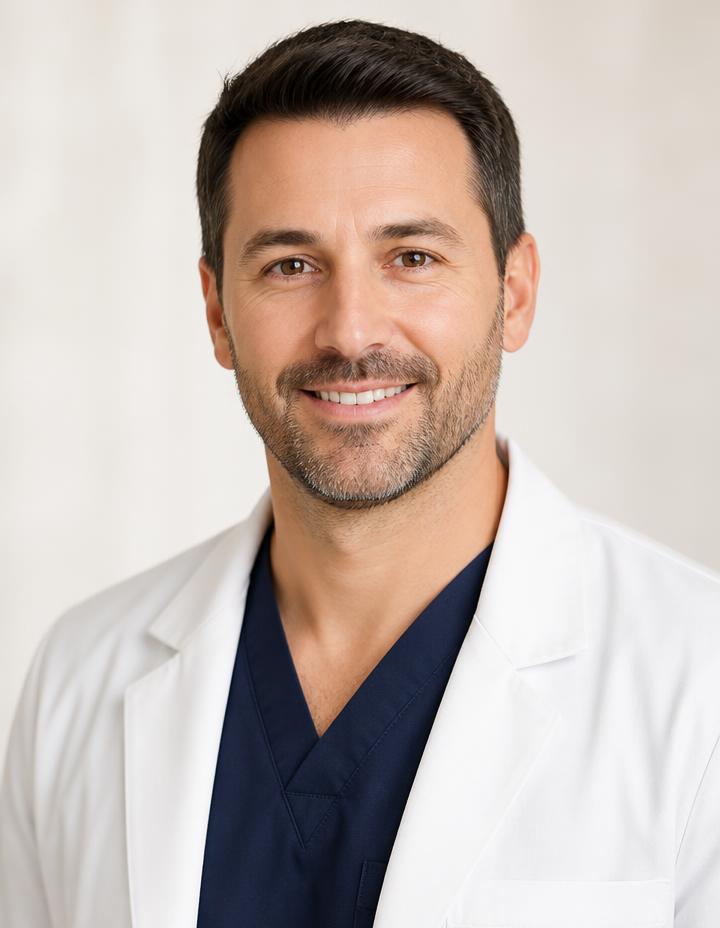 Portrait of Dr. Daniel Carter, General & Family Dentist at BrightSmile Dental Studio